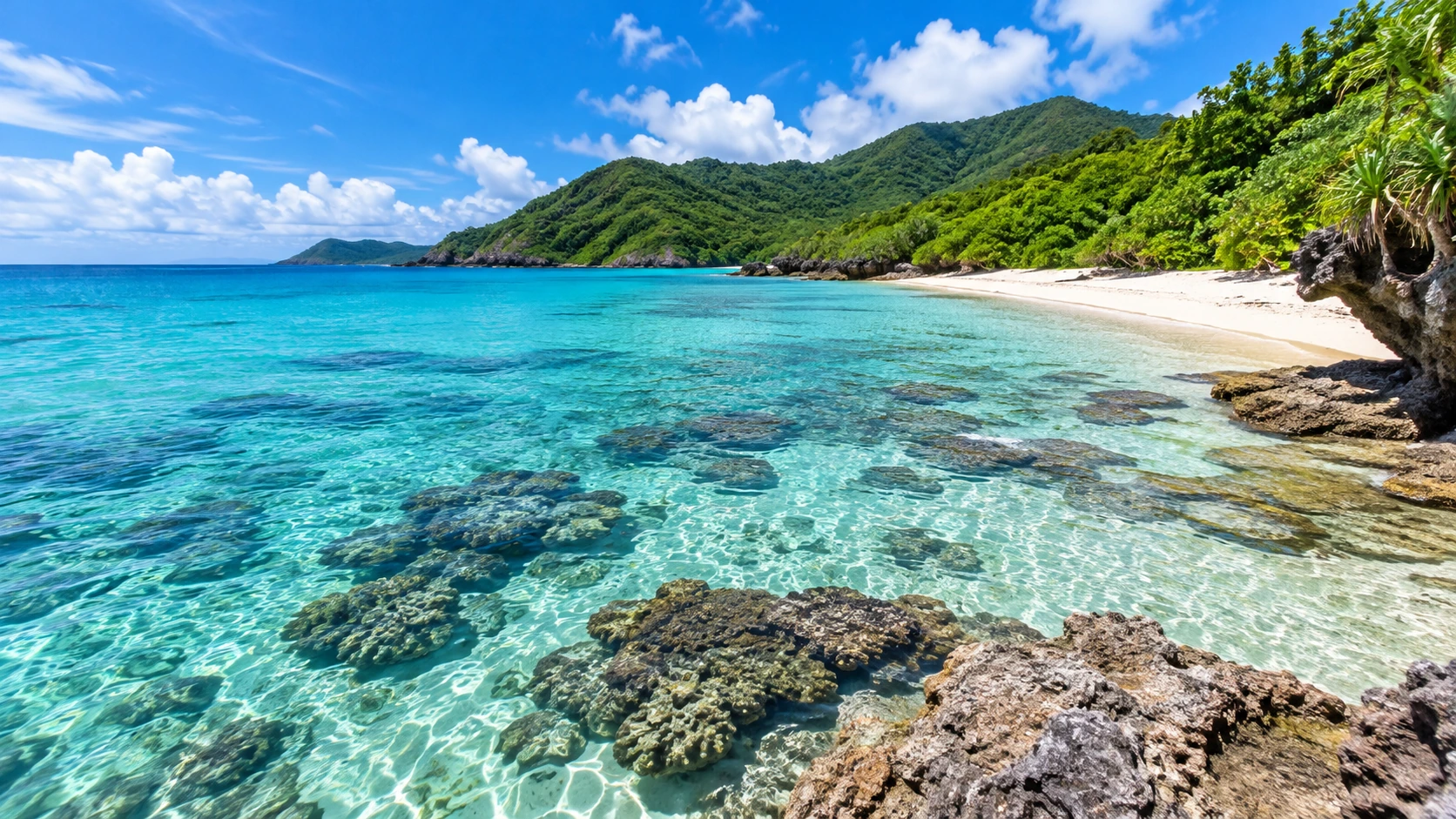 요네하라 해변 풍경 AI 생성 참고 이미지